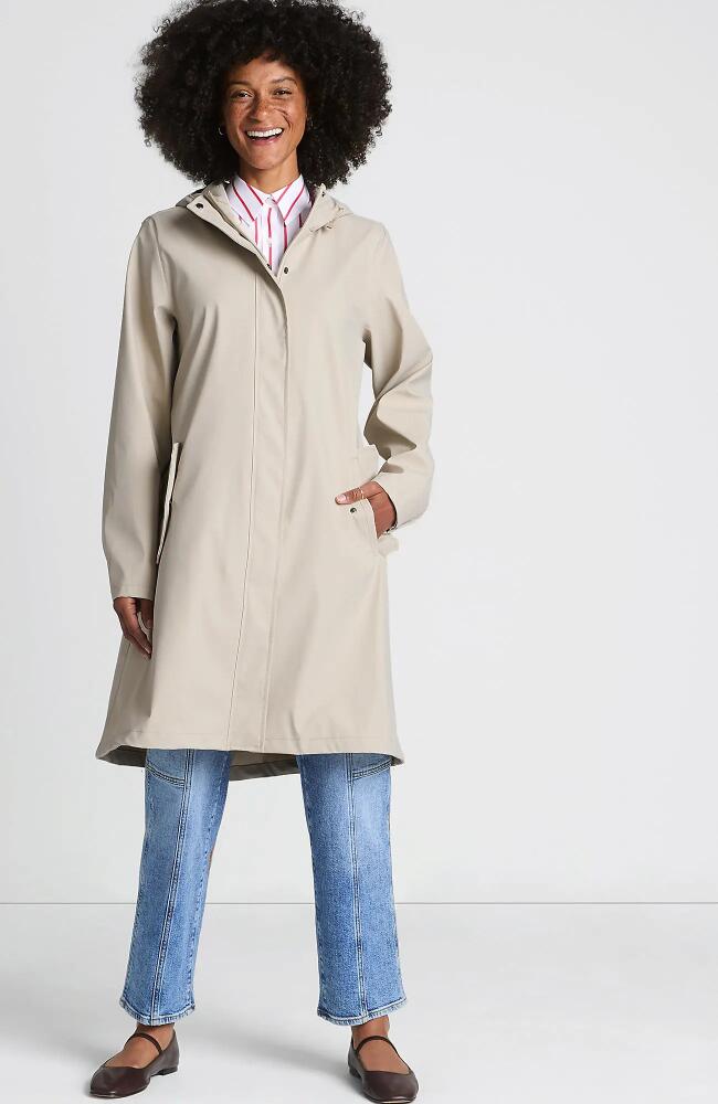 Lands' End Squall Rain Slicker Coat in Dusk Gray Cover