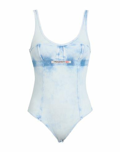 Diesel Woman Bodysuit Light blue Cotton, Elastane Cover