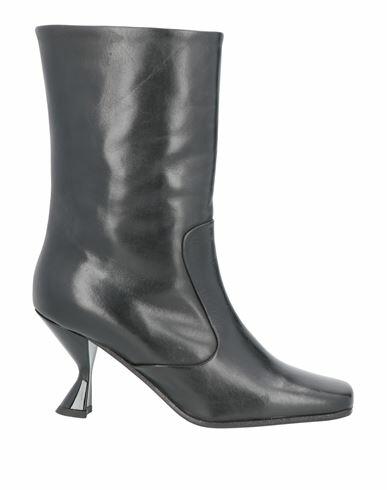 Scaglione Woman Ankle boots Black Calfskin Cover