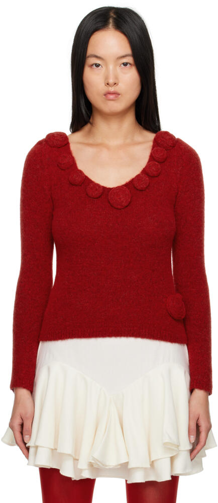 Tach Red Saba Sweater Cover