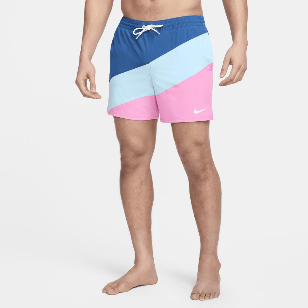 Nike Men's Swim 5" Volley Shorts in Blue Cover