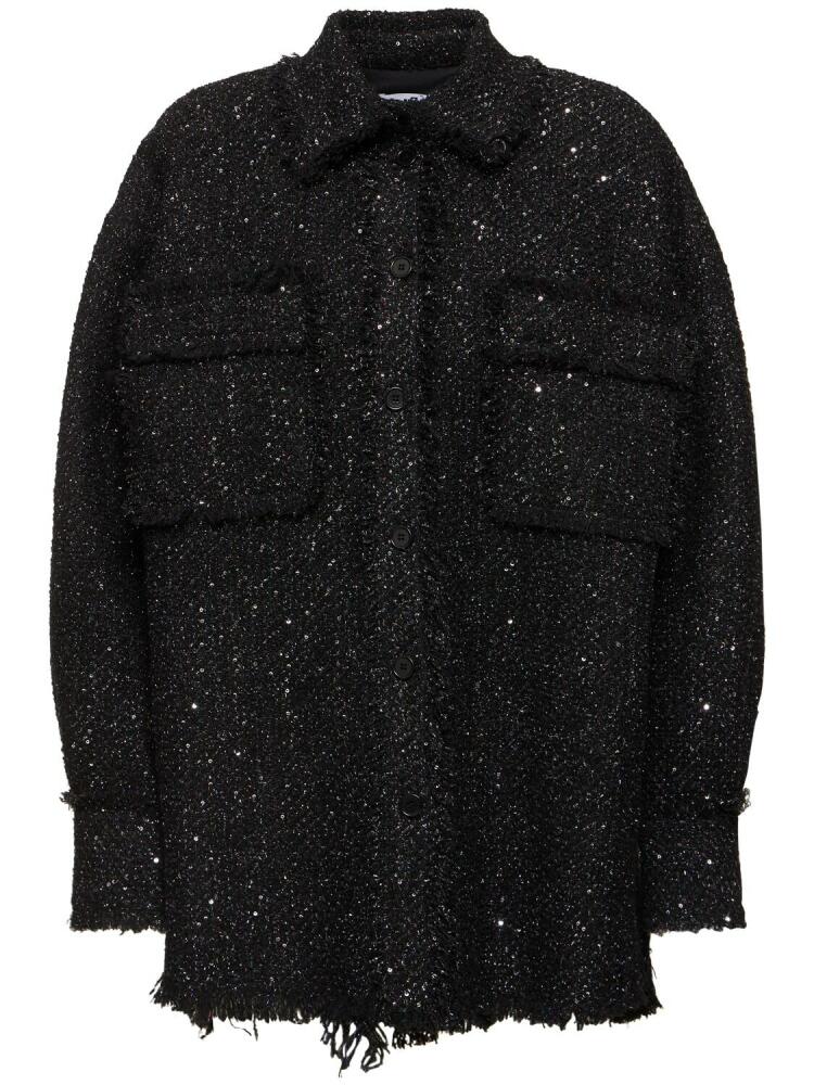 MSGM Tweed Shirt Jacket Cover