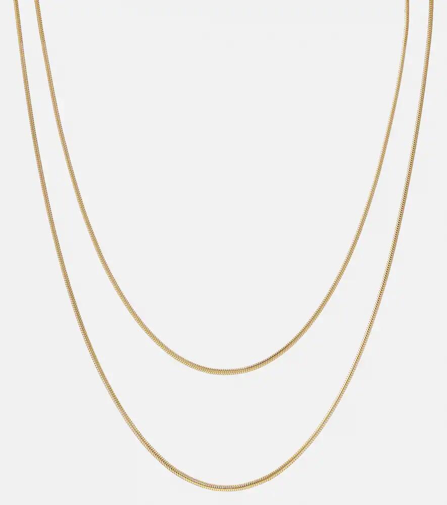 Sophie Buhai Double Diana 18kt gold-plated sterling silver necklace Cover