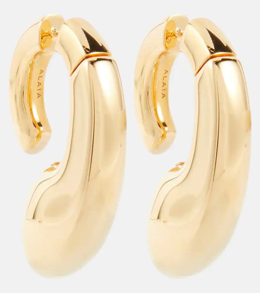 Alaïa Drip gold-plated earrings Cover