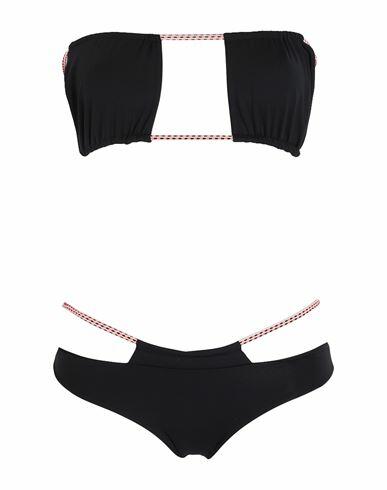 S And S Woman Bikini Black Cotton, Elastane Cover