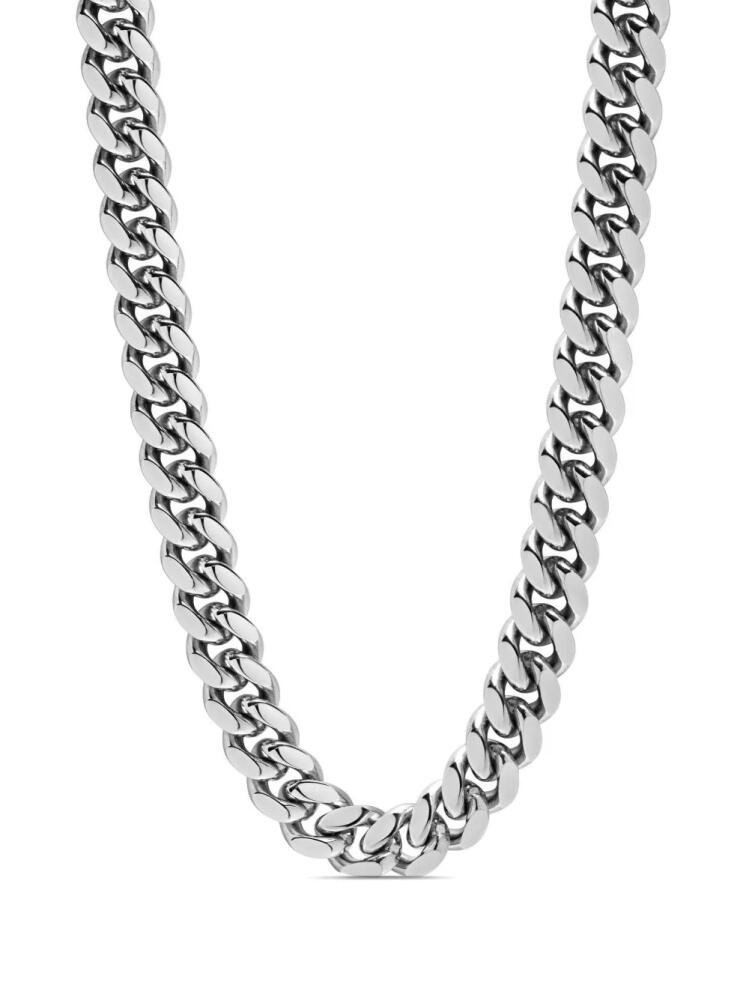 Nialaya Jewelry rolo-chain stainless steel necklace - Silver Cover