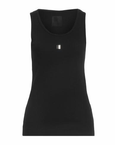 Givenchy Woman Tank top Black Cotton, Elastane Cover