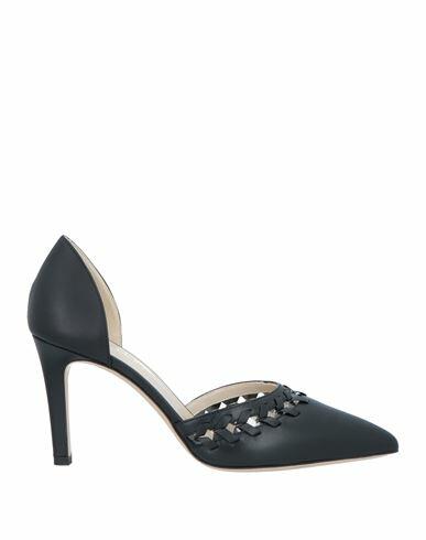 Mia Becar Woman Pumps Black Calfskin Cover