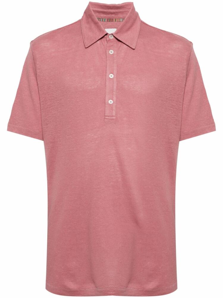 Paul Smith short-sleeve polo shirt - Pink Cover