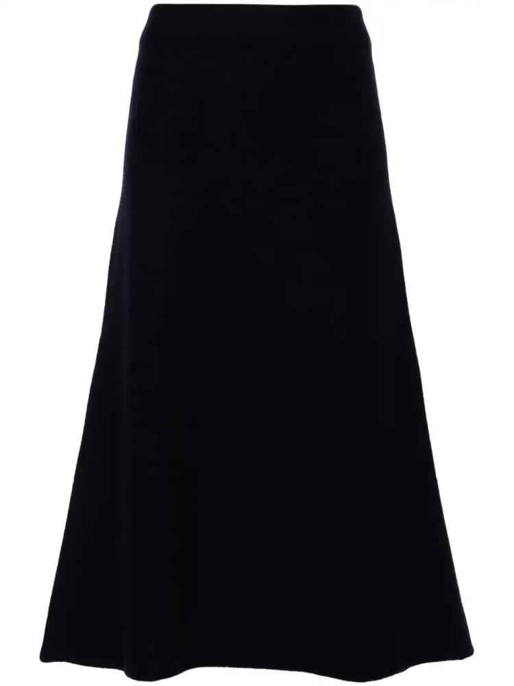 Jil Sander A-line midi skirt - Blue Cover