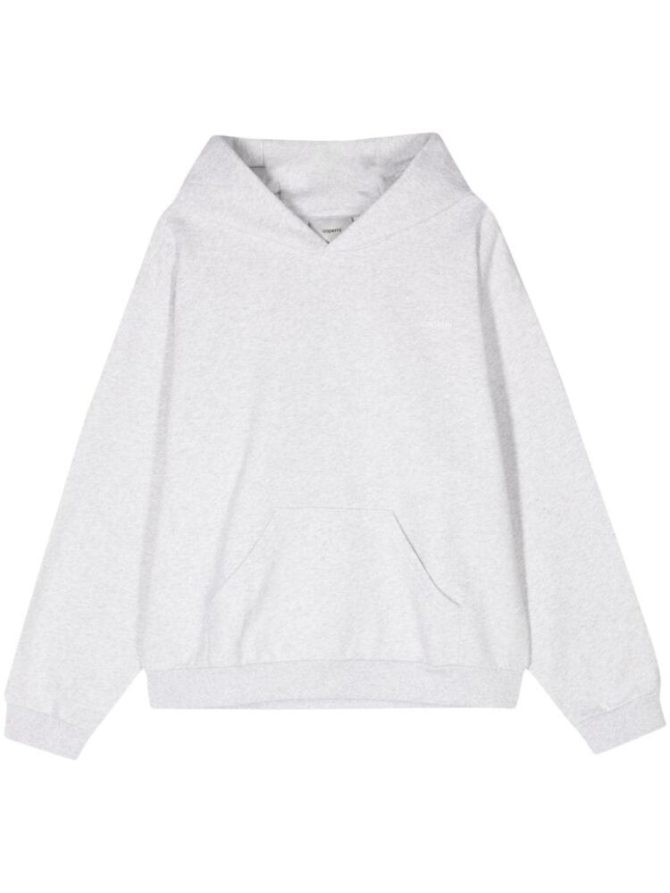 Coperni logo-print drop-shoulder hoodie - Grey Cover