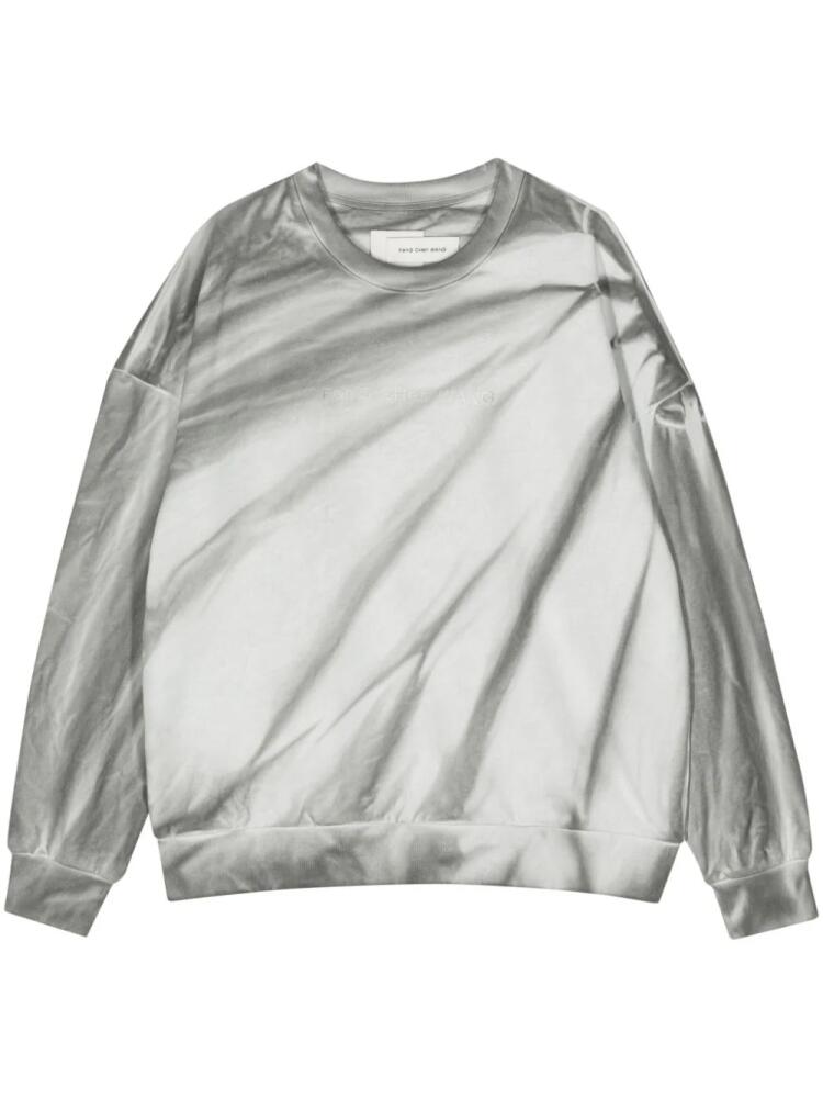 Feng Chen Wang tie-dye cotton sweatshirt - Grey Cover