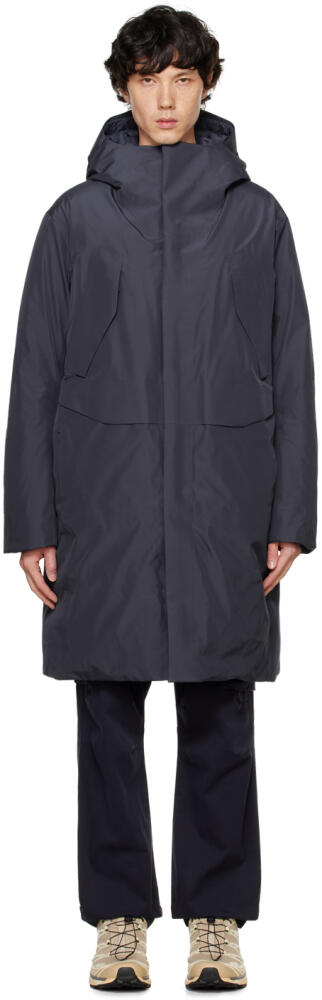 Veilance Navy Sorin Down Coat Cover