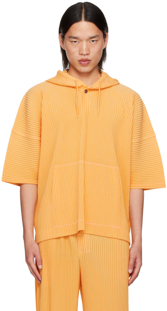 HOMME PLISSÉ ISSEY MIYAKE Orange Monthly Color June Hoodie Cover