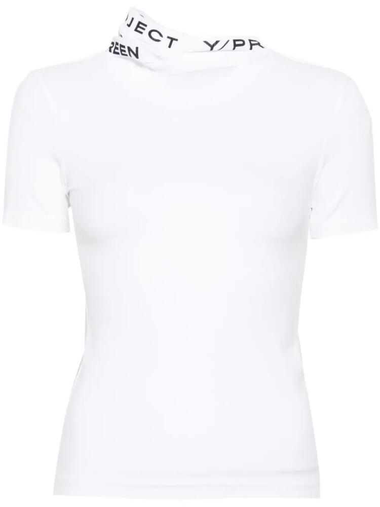 Y/Project Evergreen triple-collar T-shirt - White Cover