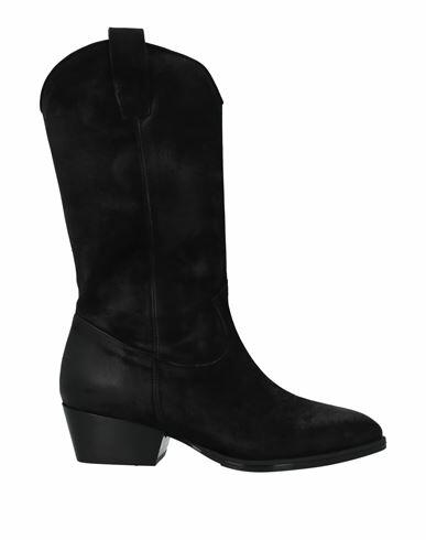 Lorenzo Mari Woman Boot Black Leather Cover