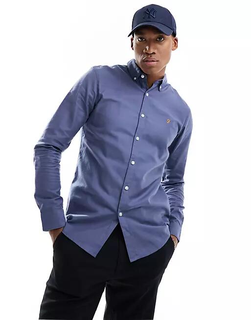 Farah brewer shirt in blue Cover