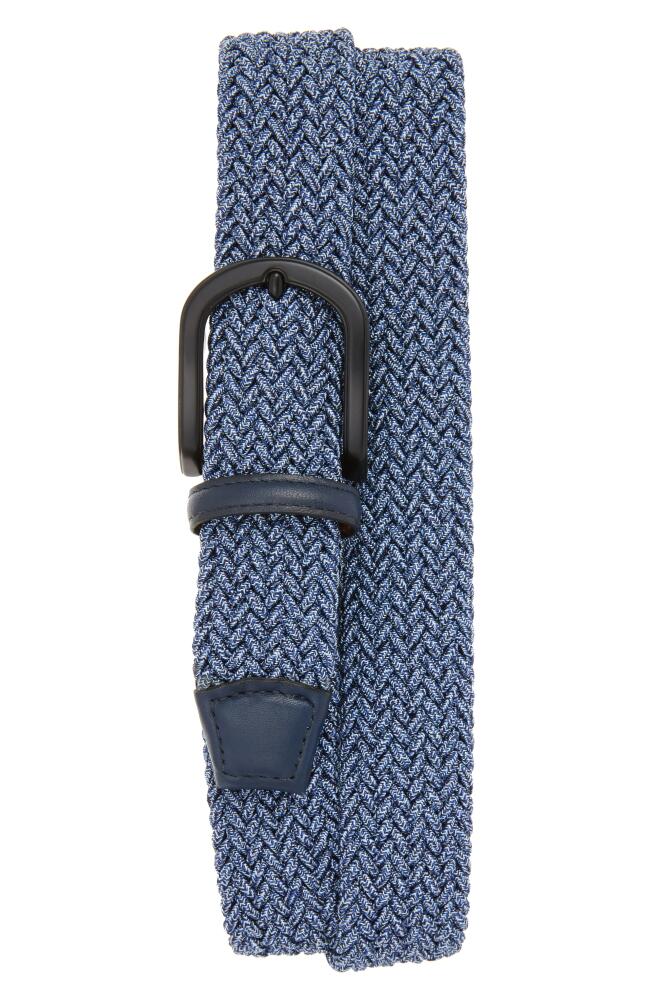 Torino Braided Mélange Belts in Navy Cover