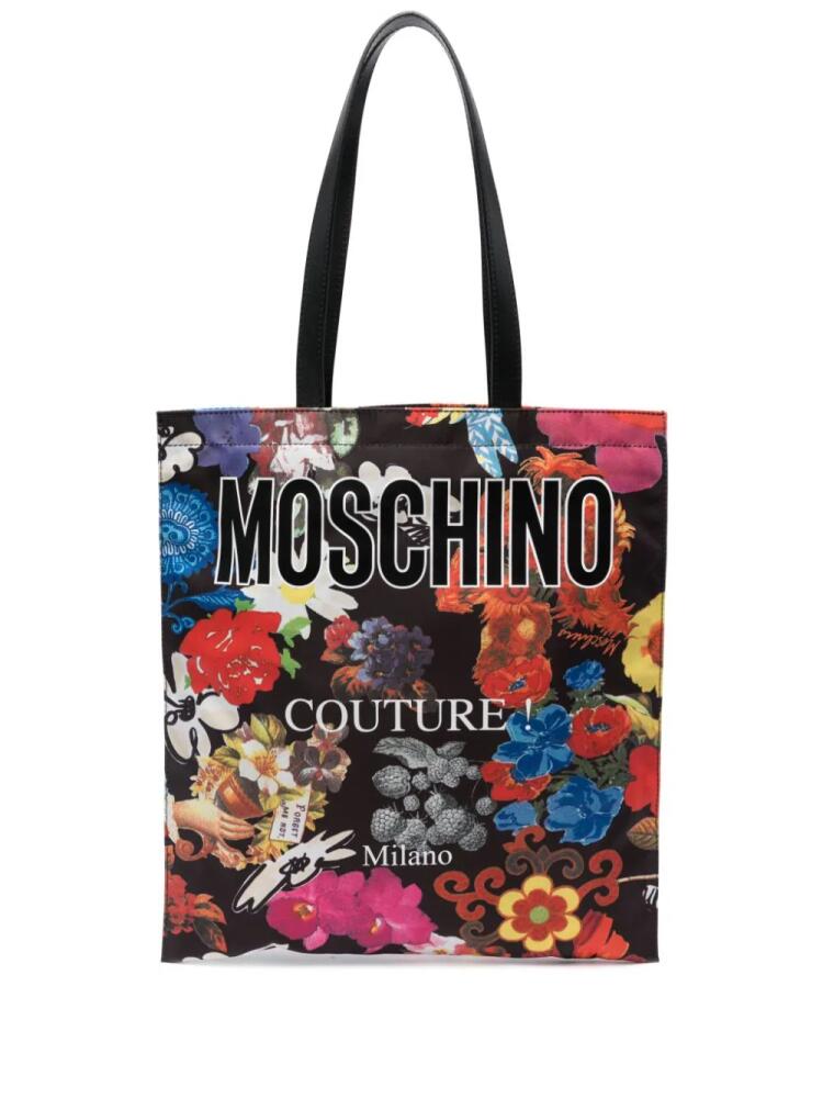 Moschino large floral-print tote bag - Multicolour Cover