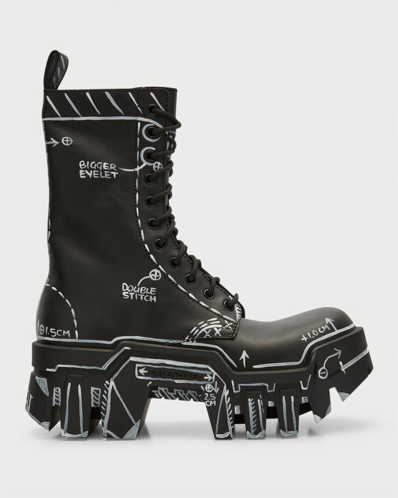 Balenciaga Bulldozer Lace-Up Boots Cover