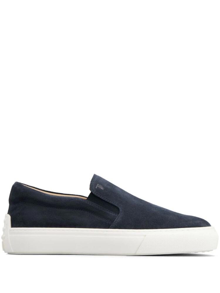 Tod's slip-on suede sneakers - Blue Cover