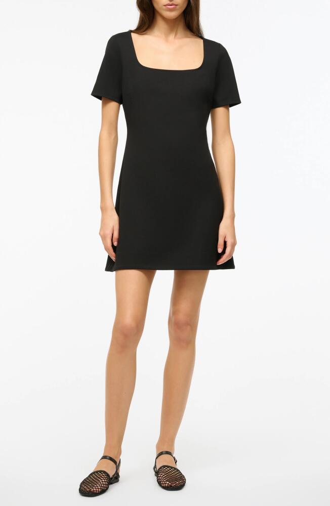 STAUD Stern Minidress in Black Cover