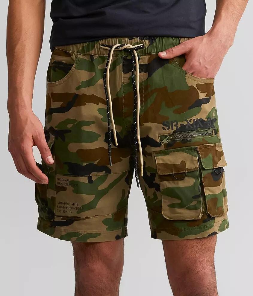 Smoke Rise Camo Cargo Stretch Short Cover