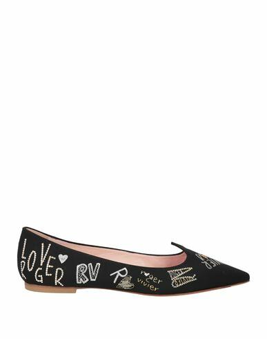 Roger Vivier Woman Ballet flats Black Textile fibers Cover