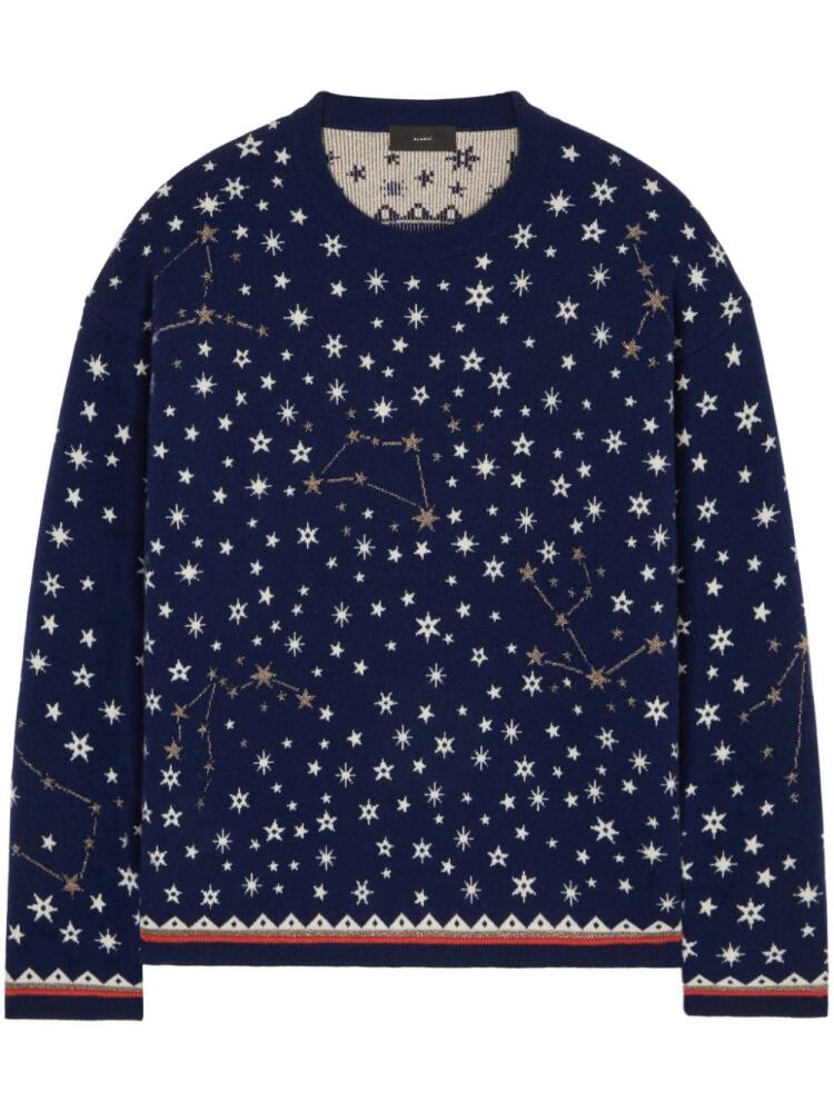 Alanui Astrology sweater - Blue Cover