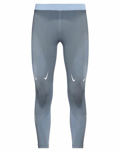 Nike Man Leggings Light blue Polyester, Nylon, Elastane Cover