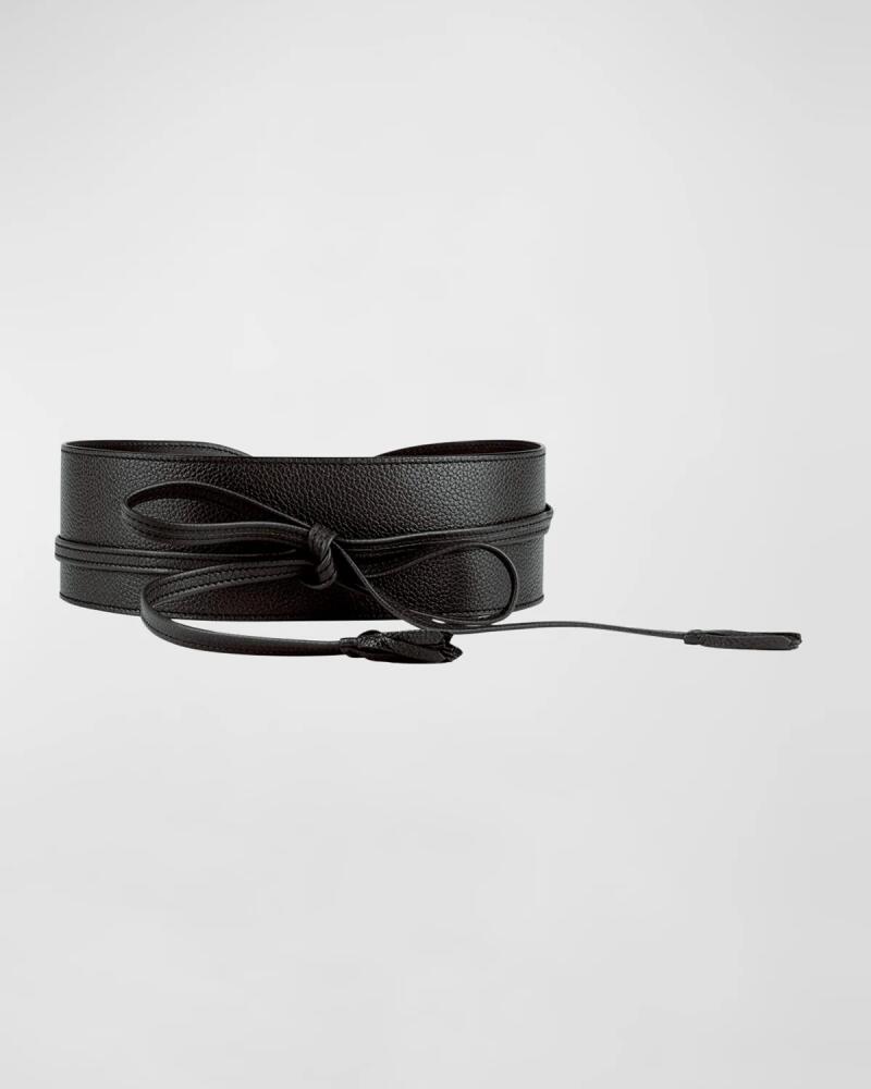 Vaincourt Paris L'ingenieuse Pebbled Leather Belt Cover