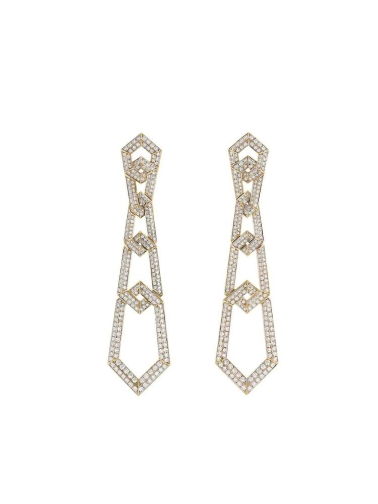 David Yurman 18kt yellow gold Carlyle drop earrings Cover