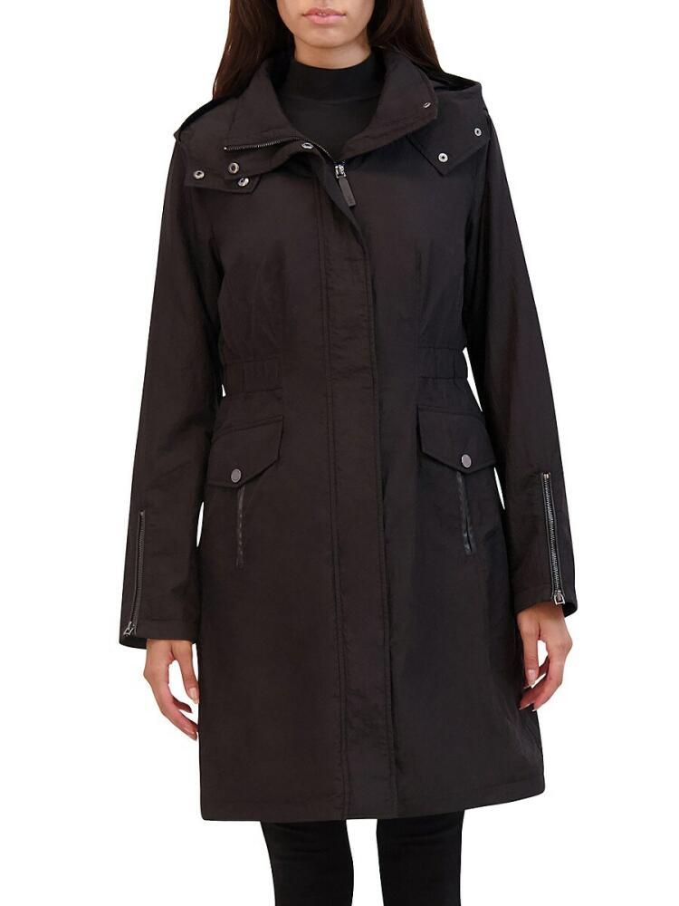 Kenneth Cole Women's Midweight Anorak - Black Cover