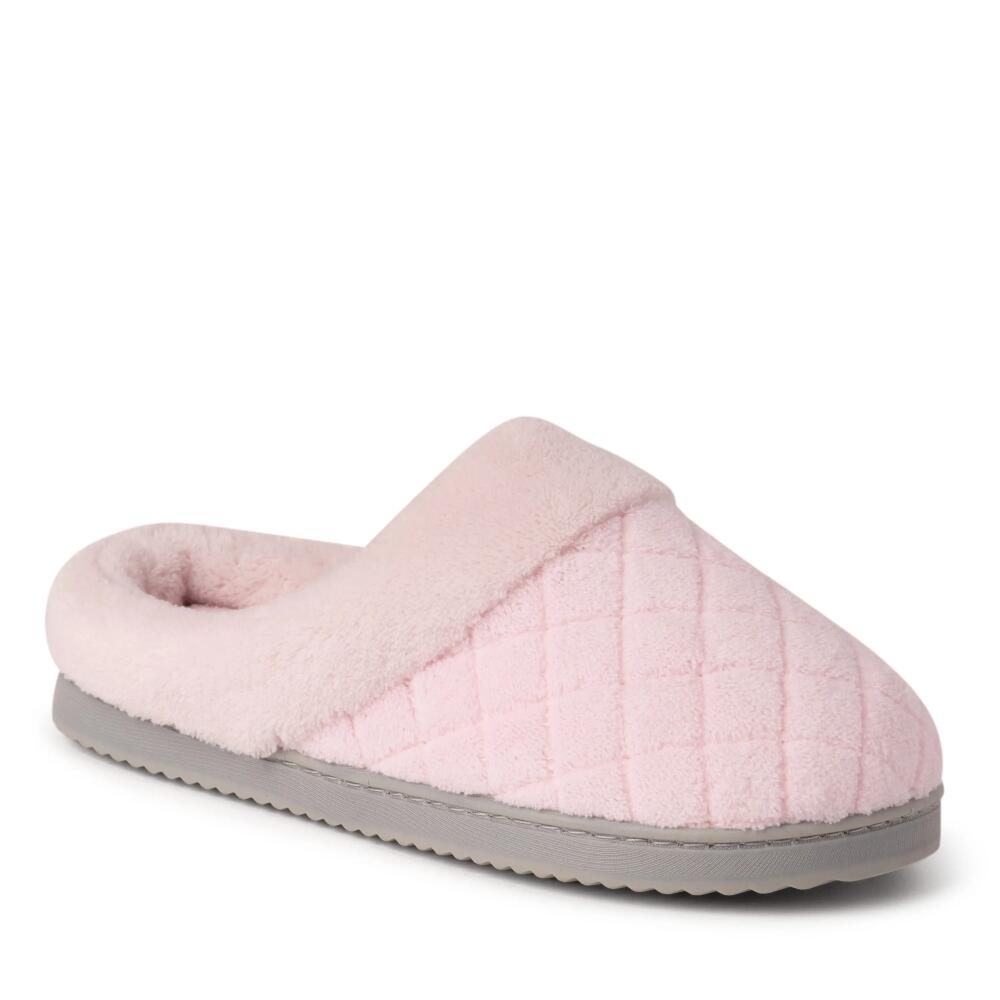 DEARFOAMS Libby Quilted Terry Clog Slipper in Fresh Pink Cover