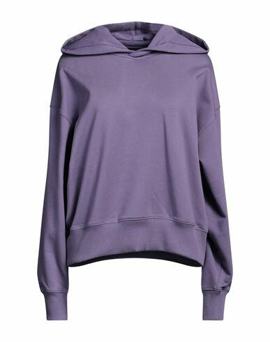 Y-3 Woman Sweatshirt Purple Organic cotton, Elastane Cover