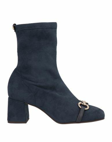 Pedro Miralles Woman Ankle boots Midnight blue Textile fibers Cover