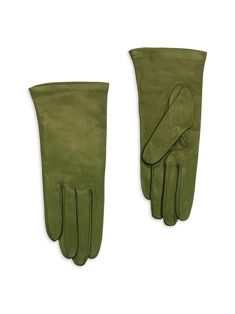 Portolano Women's Leather Gloves - Moss Cover