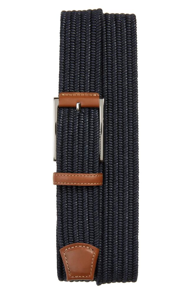 Torino Woven Cotton Belt in Navy Cover