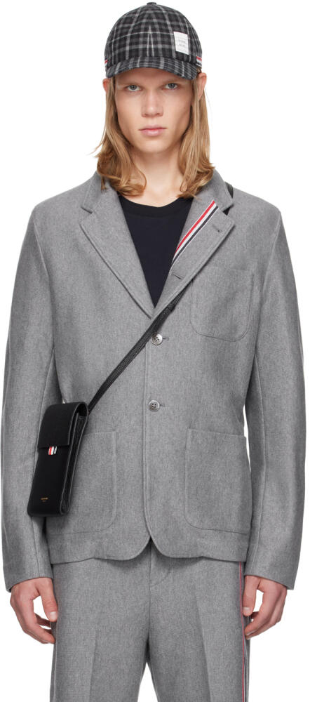 Thom Browne Gray Sack Blazer Cover