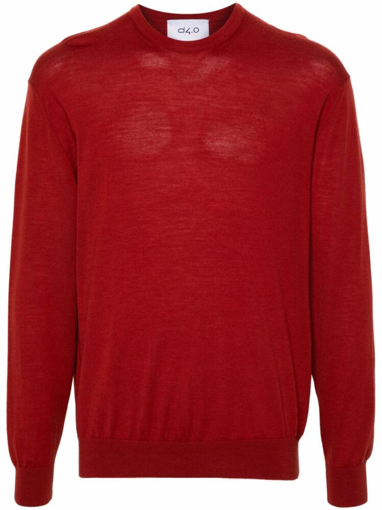 D4.0 wool sweater - Red Cover