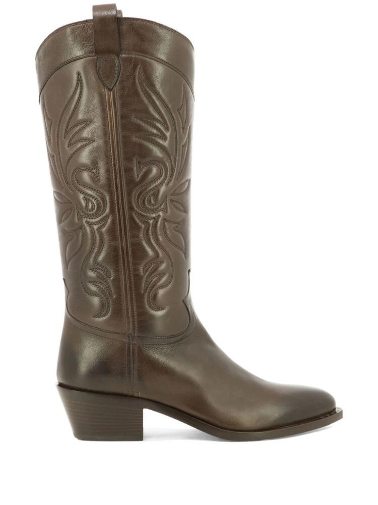 Sartore western-style leather boots - Brown Cover