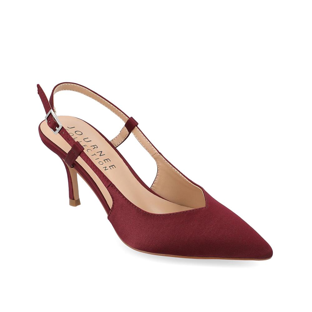 Journee Collection Wide Width Knightly Pump | Women's | Wine Red Cover