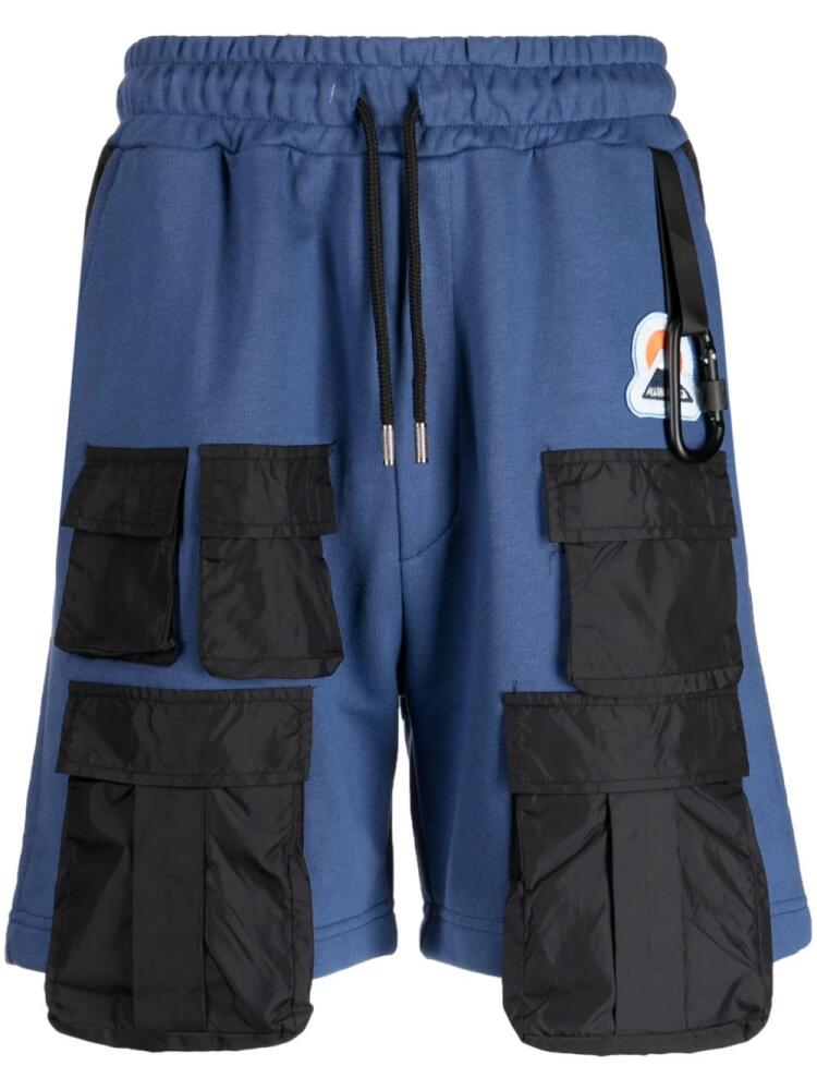 Mauna Kea Climber cotton track shorts - Blue Cover