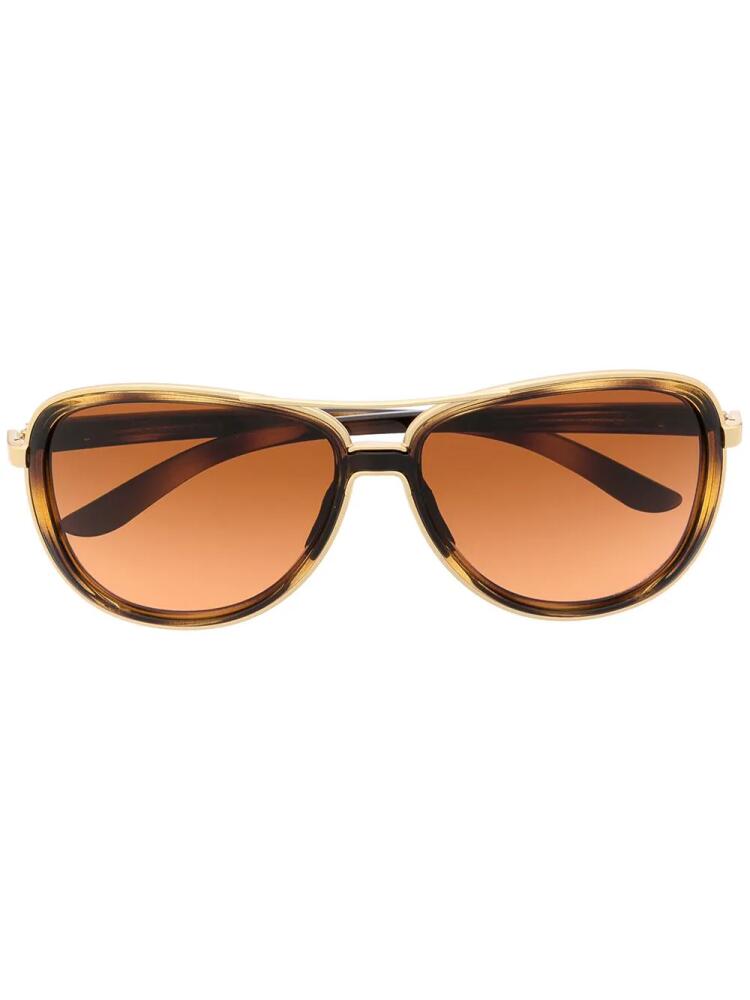 Oakley Split Time pilot-frame sunglasses - Gold Cover