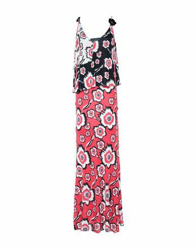 Cavalli Class Woman Maxi dress Red Viscose Cover