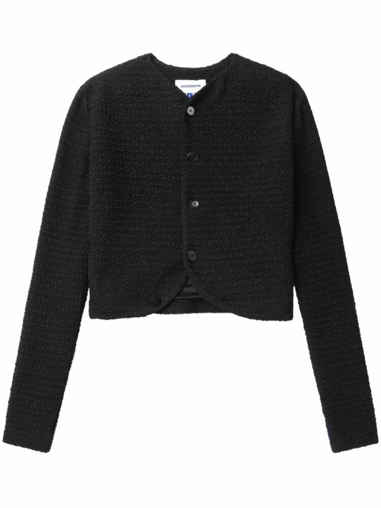 Ader Error logo-appliqué cardigan - Black Cover