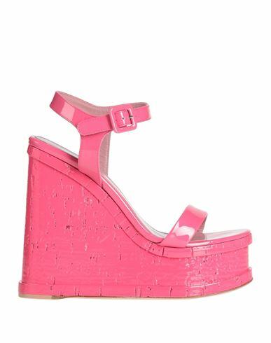 Haus Of Honey Woman Sandals Fuchsia Soft Leather Cover