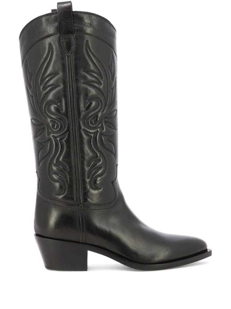 Sartore western-style leather boots - Black Cover