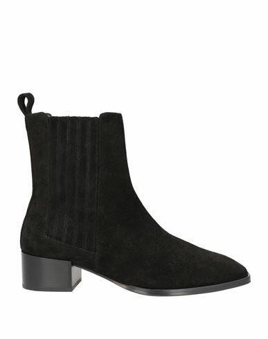 Aeydē Woman Ankle boots Black Soft Leather Cover