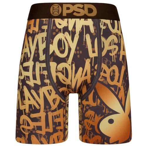 PSD Graphic Briefs - Mens Black/Gold Cover